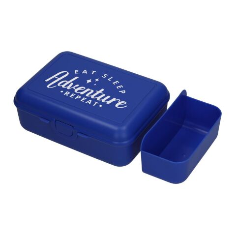 Vorratsdose &quot;School-Box&quot; deluxe, mit Trennschale weiß | ohne Werbeanbringung | Nicht verfügbar | Nicht verfügbar