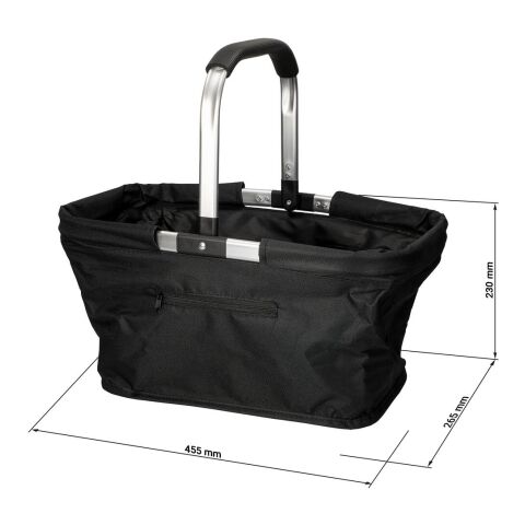 Einkaufskorb "Vigo" schwarz | ohne Werbeanbringung | Nicht verfügbar | Nicht verfügbar