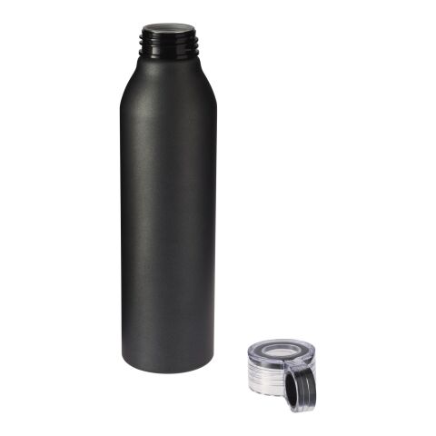 Grom 650 ml Aluminium Sportflasche schwarz