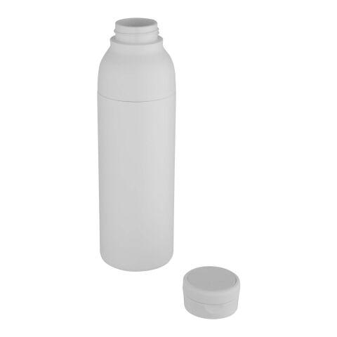 Illuminate 650 ml RCS doppelwandige Isolierflasche aus recyceltem Edelstahl Standard | weiß | ohne Werbeanbringung | Nicht verfügbar | Nicht verfügbar