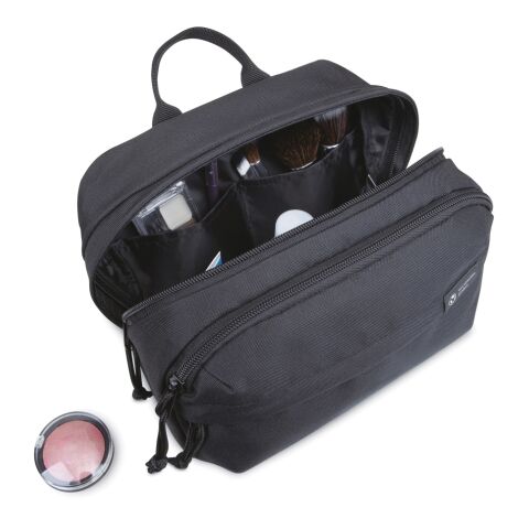 Renew AWARE™ rPET Kosmetiktasche schwarz | ohne Werbeanbringung | Nicht verfügbar | Nicht verfügbar