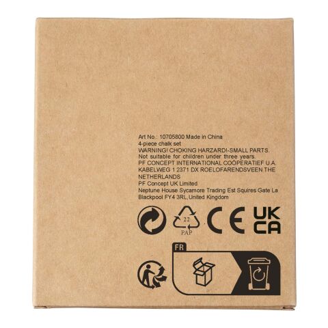 4 teiliges Kreideset Standard | natur | ohne Werbeanbringung | Nicht verfügbar | Nicht verfügbar | Nicht verfügbar