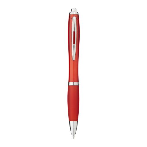 Nash Kugelschreiber mit farbigem Schaft und Griff - blaue Tinte Priority | rot | Digitaldruck | Schaft gesamte Länge | 60 mm x 8 mm