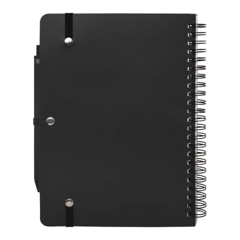 Thalaasa A5 Hardcover Notizbuch mit Kugelschreiber (schwarze Mine) Standard | schwarz | ohne Werbeanbringung | Nicht verfügbar | Nicht verfügbar