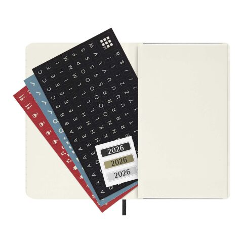 Moleskine Softcover 12 Monate Wochenkalender, Pocket-Format Standard | schwarz | ohne Werbeanbringung | Nicht verfügbar | Nicht verfügbar