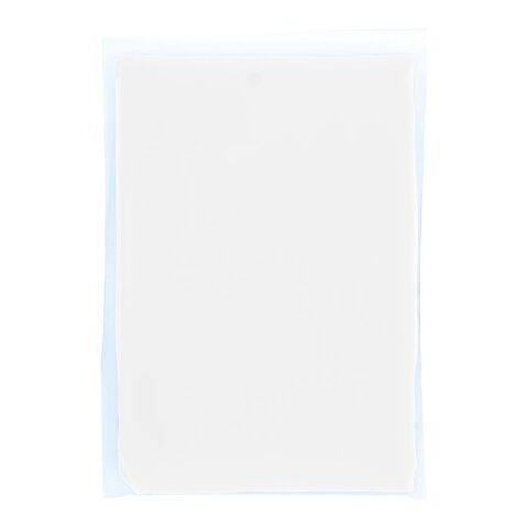 Mayan GRS-zertifizierter Einweg-Regenponcho mit Aufbewahrungstasche. Standard | weiß | ohne Werbeanbringung | Nicht verfügbar | Nicht verfügbar