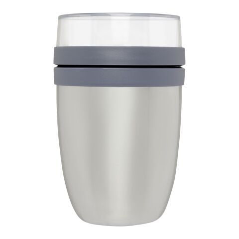 Ellipse isolierter Lunchpot Standard | silber | ohne Werbeanbringung | Nicht verfügbar | Nicht verfügbar