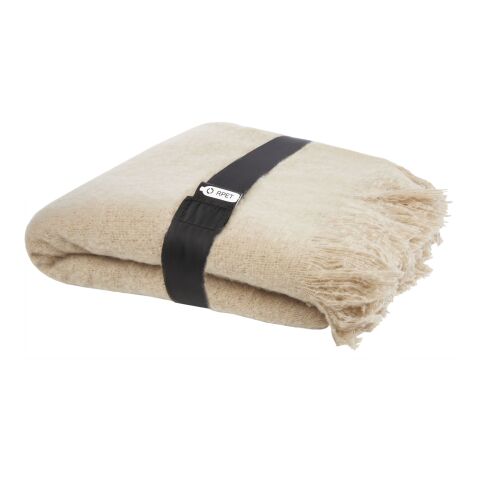 Ivy RPET Mohair-Decke beige | ohne Werbeanbringung | Nicht verfügbar | Nicht verfügbar | Nicht verfügbar