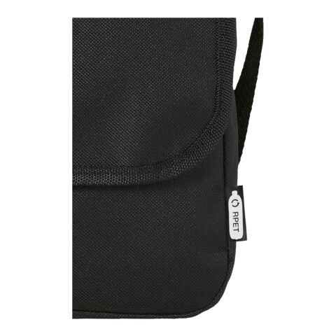 Omaha rPET Schultertasche schwarz | ohne Werbeanbringung | Nicht verfügbar | Nicht verfügbar | Nicht verfügbar