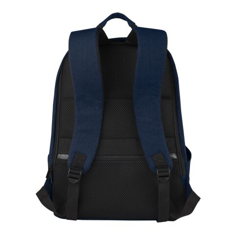 Joey 15,6 Zoll Anti-Diebstahl Laptop-Rucksack aus GRS-recyceltem Canvas Standard | tiefes blau | ohne Werbeanbringung | Nicht verfügbar | Nicht verfügbar | Nicht verfügbar