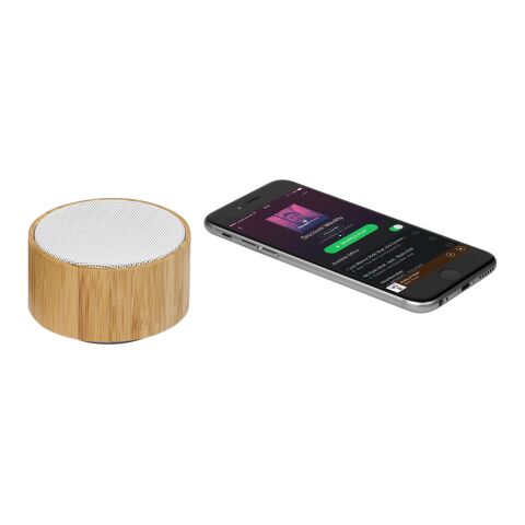 Cosmos Bluetooth® Lautsprecher aus Bambus Standard | natur-weiss | ohne Werbeanbringung | Nicht verfügbar | Nicht verfügbar