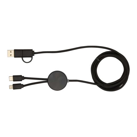 Citala 150 cm 5-in-1 Kabel aus recyceltem Kunststoff für Datenübertragung und 27W Schnellladung Standard | schwarz | ohne Werbeanbringung | Nicht verfügbar | Nicht verfügbar