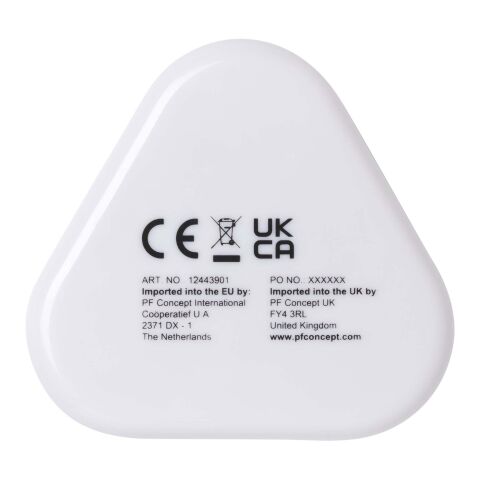 Rebel Ohrhörer mit Aufbewahrungsbox aus recyceltem Kunststoff Standard | weiß | ohne Werbeanbringung | Nicht verfügbar | Nicht verfügbar