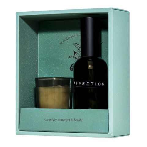 Wellmark 100 ml Raumspray und 70 ml Kerze Tender Affection Set Green flash