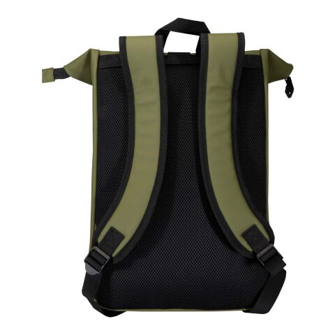 Resi Plus 15" GRS-recycelter Rolltop Rucksack 18 L  waldgrün | ohne Werbeanbringung | Nicht verfügbar | Nicht verfügbar | Nicht verfügbar