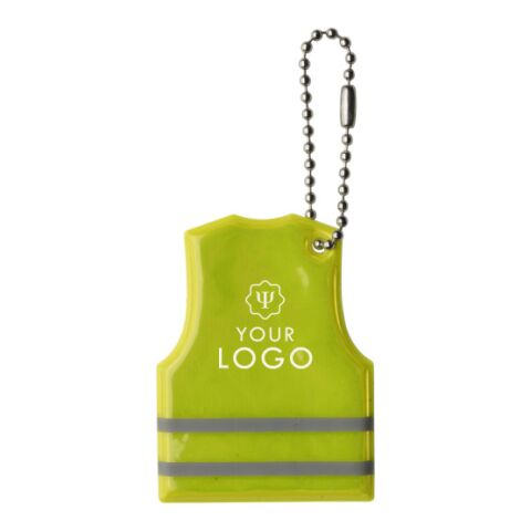 Schlüsselanhänger &#039;Warnweste&#039; aus PVC Gelb | ohne Werbeanbringung | Nicht verfügbar | Nicht verfügbar
