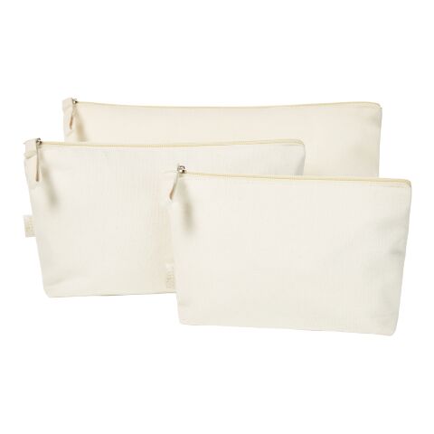 Halfar Reißverschluss-Tasche ORGANIC S hellgrau | ohne Werbeanbringung