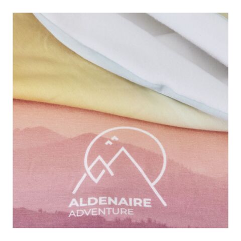 Zoya Sublimation-Multi-Schal aus RPET mit Säumen und Fleece-Schicht weiß | ohne Werbeanbringung | Nicht verfügbar | Nicht verfügbar