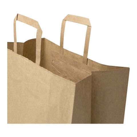 Kraft 80–90 g/m² Papiertasche mit flachen Griffen – 32 × 17 × 39 cm Kraftpapier | ohne Werbeanbringung | Nicht verfügbar | Nicht verfügbar