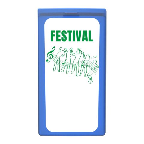 mykit, first aid, kit, festival, party transparent blau | ohne Werbeanbringung | Nicht verfügbar | Nicht verfügbar
