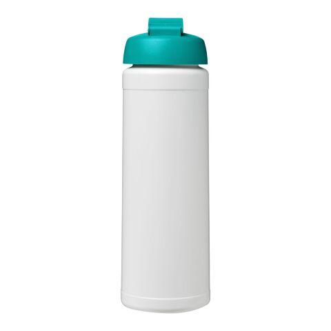 Baseline® Plus 750 ml Flasche mit Klappdeckel weiss-aquablau | ohne Werbeanbringung | Nicht verfügbar | Nicht verfügbar