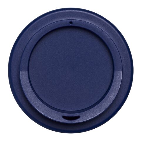 Americano Eco 350 ml recycelter Becher schwarz-blau | 1-farbiger Siebdruck | rundum | 228 mm x 73 mm