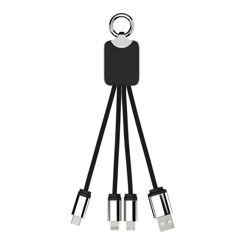 SCX.design C15 Quatro Ladekabel mit Leuchtlogo Standard | rot-schwarz | ohne Werbeanbringung | Nicht verfügbar | Nicht verfügbar