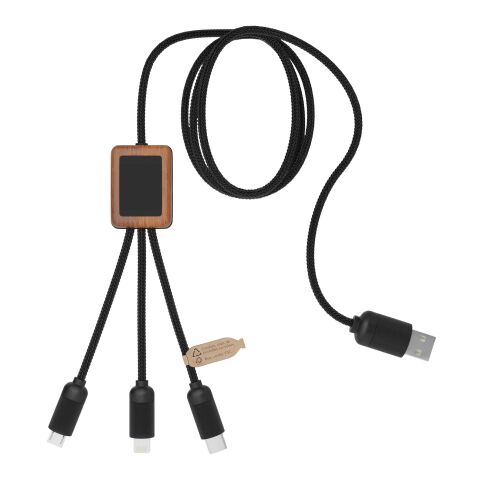 SCX.design C29 3-in-1 Bambuskabel mit Leuchtlogo Standard | holz | ohne Werbeanbringung | Nicht verfügbar | Nicht verfügbar