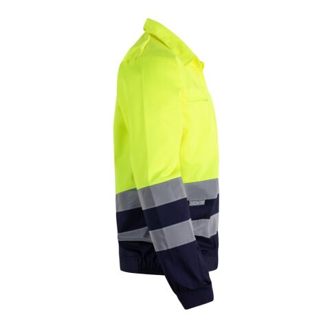 VL NEPTUNE LARGE. Zweifarbige Twill-Jacke (210g/m²) aus Polyester (80%) und Baumwolle (20%) Dunkelblau | ohne Werbeanbringung | Nicht verfügbar | Nicht verfügbar | Nicht verfügbar