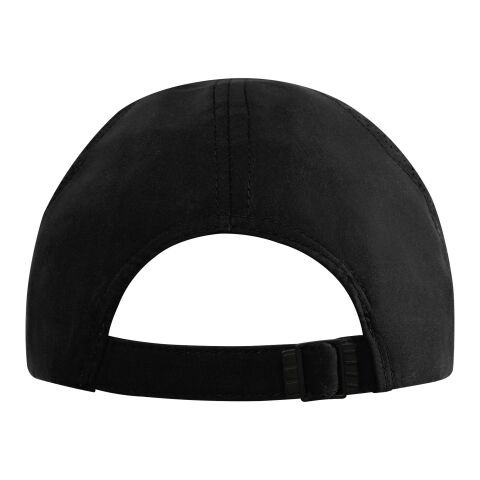 Morion GRS recycelte Cool Fit Kappe mit sechs Segmenten Priority | schwarz | Nicht verfügbar | Digital DTF Transfer | Vorderseite | 50 mm x 50 mm | 100