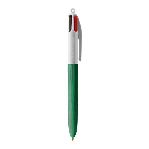BIC® 4 Colours Wood Style Weiß-grün