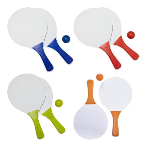 Beachball Tennisspiel &#039;Costa Brava&#039; aus Holz Schwarz | ohne Werbeanbringung | Nicht verfügbar | Nicht verfügbar