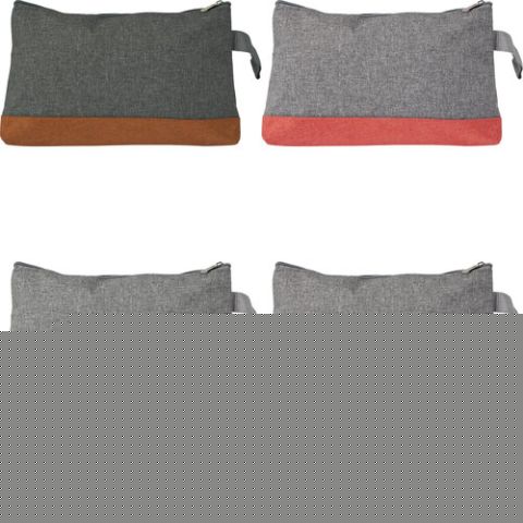 Kosmetiktasche &#039;Stockholm&#039; aus Polycanvas limone | ohne Werbeanbringung | Nicht verfügbar | Nicht verfügbar