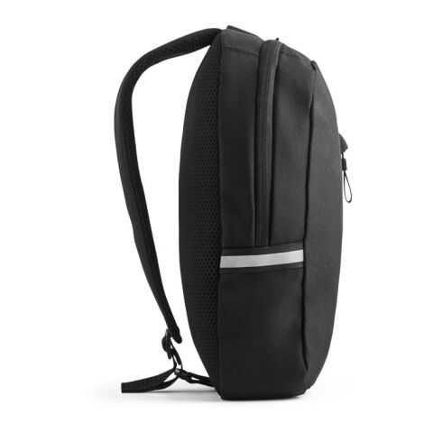 DELFOS. Rucksack mit einem Schultergurt schwarz | ohne Werbeanbringung | Nicht verfügbar | Nicht verfügbar | Nicht verfügbar