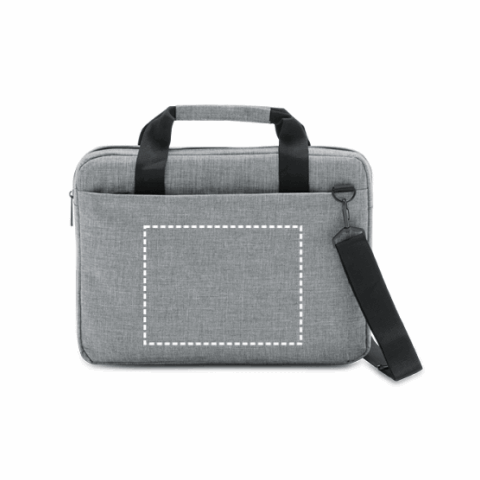 GRAPHS LAPTOP. Laptop Aktentasche 14'' in 600D polyester Hellgrau | ohne Werbeanbringung | Nicht verfügbar | Nicht verfügbar | Nicht verfügbar
