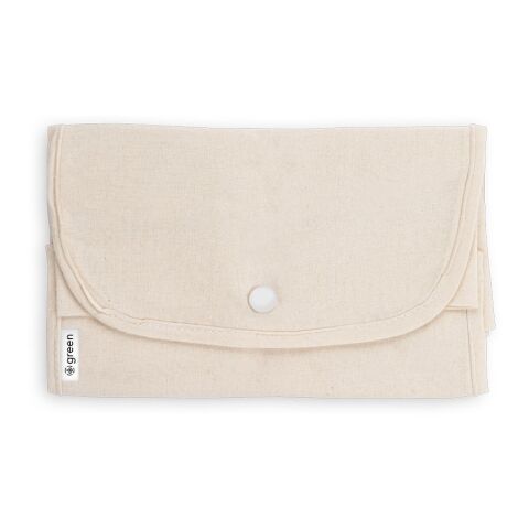 BEIRUT. Faltbare Tasche aus Baumwolle (50%), receycelte Baumwolle (30%) und Polyester (20% rPET) (140 g/m²) Naturhell