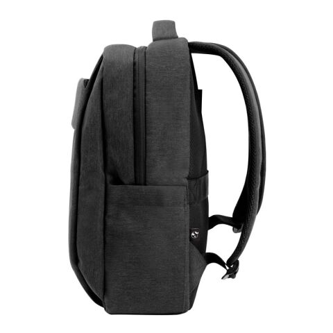 COVENTRY. Gepolsterter Laptop-Rucksack aus 300D recyceltem hochdichtem Polyester und 210D recyceltem Polyesterfutter 15.6&quot; anthrazit | ohne Werbeanbringung