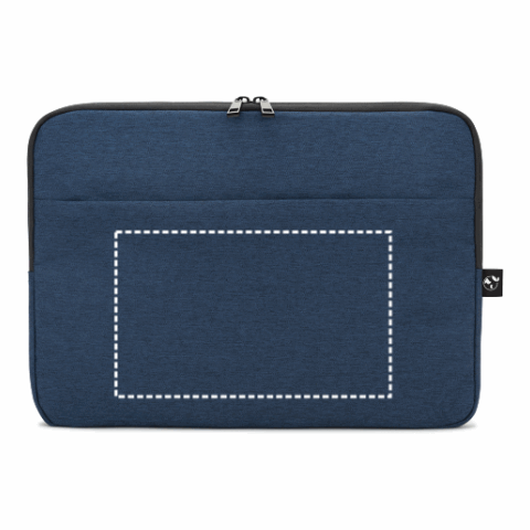 Newcastle. Tasche aus hochdichtem, recyceltem 600D-Polyester für Laptop 14" Blau | ohne Werbeanbringung | Nicht verfügbar | Nicht verfügbar | Nicht verfügbar