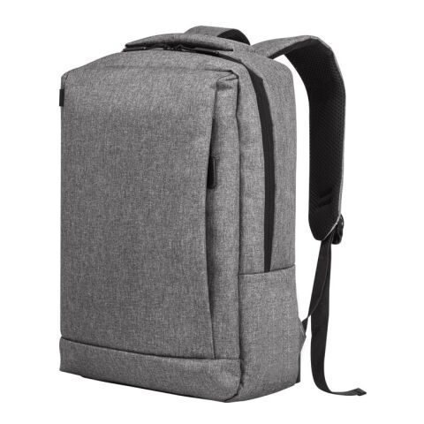 BOLOGNA. Laptop-Rucksack für 15.6&#039;&#039; aus 300D Grau | ohne Werbeanbringung