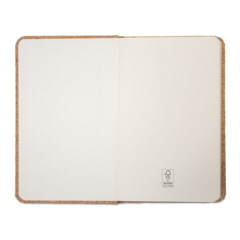 HAWKINS. Notizblock aus Kork mit 160 unlinierten Seiten Natur | ohne Werbeanbringung | Nicht verfügbar | Nicht verfügbar | Nicht verfügbar