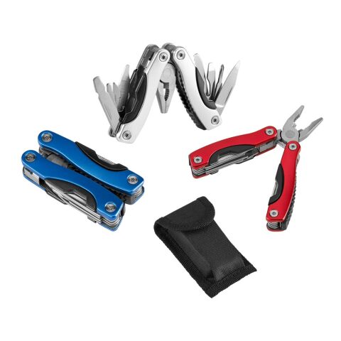 DUNITO. Multifunktionswerkzeug aus Edelstahl und Aluminium Rot | ohne Werbeanbringung