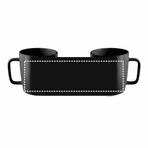 DHONI. Keramik-Becher 450 mL schwarz | ohne Werbeanbringung | Nicht verfügbar | Nicht verfügbar | Nicht verfügbar