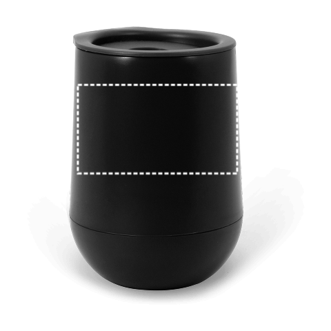 ADLINGTON. Reisebecher aus PP mit doppelwandiger, luftisolierter Ausführung schwarz | ohne Werbeanbringung | Nicht verfügbar | Nicht verfügbar | Nicht verfügbar