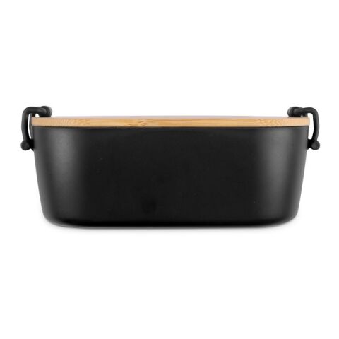 MAHLEB. Luftdichte PP-Box mit Bambusdeckel schwarz | ohne Werbeanbringung | Nicht verfügbar | Nicht verfügbar | Nicht verfügbar