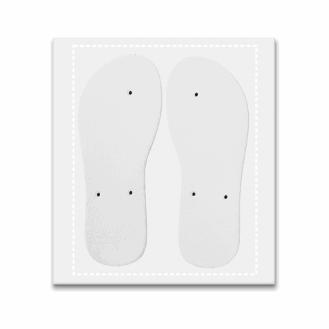 BALI S / M. Flip-Flops mit vollständig veredelbaren Sublimationssohlen weiss | ohne Werbeanbringung | Nicht verfügbar | Nicht verfügbar | Nicht verfügbar