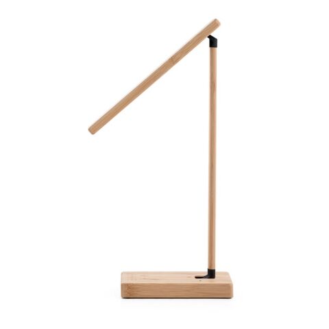 MOREY. Klappbare Schreibtischlampe mit superschnellem kabellosem 15W-Ladegerät aus Bambus Natur | ohne Werbeanbringung | Nicht verfügbar | Nicht verfügbar | Nicht verfügbar