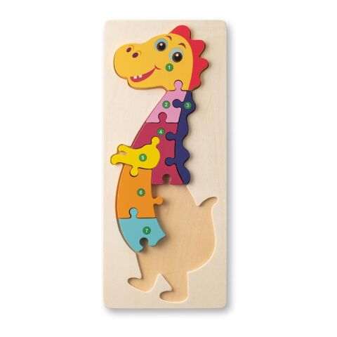 DIPLODOCO. Puzzle in Dinosaurierformat aus Kiefernsperrholz Naturhell | ohne Werbeanbringung | Nicht verfügbar | Nicht verfügbar | Nicht verfügbar