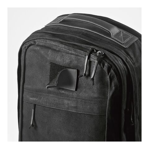 Cape Town 27L Rucksack recy. Baumwolle 230gsm für Laptops bis 17" Schwarz | ohne Werbeanbringung | Nicht verfügbar | Nicht verfügbar | Nicht verfügbar