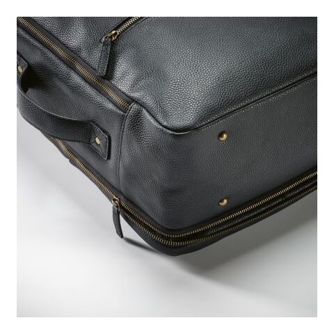 Paris 20L Rucksack recyceltem Leder passend für Laptops bis 17" Schwarz | ohne Werbeanbringung | Nicht verfügbar | Nicht verfügbar | Nicht verfügbar