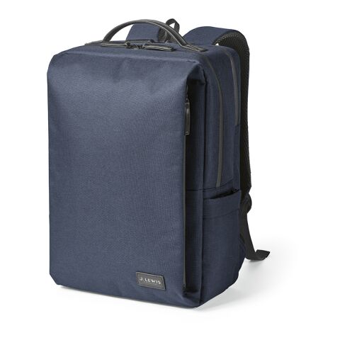 Oslo 20L Rucksack aus rPET. Wasserdichte Zippers.Laptops bis 17" Blau